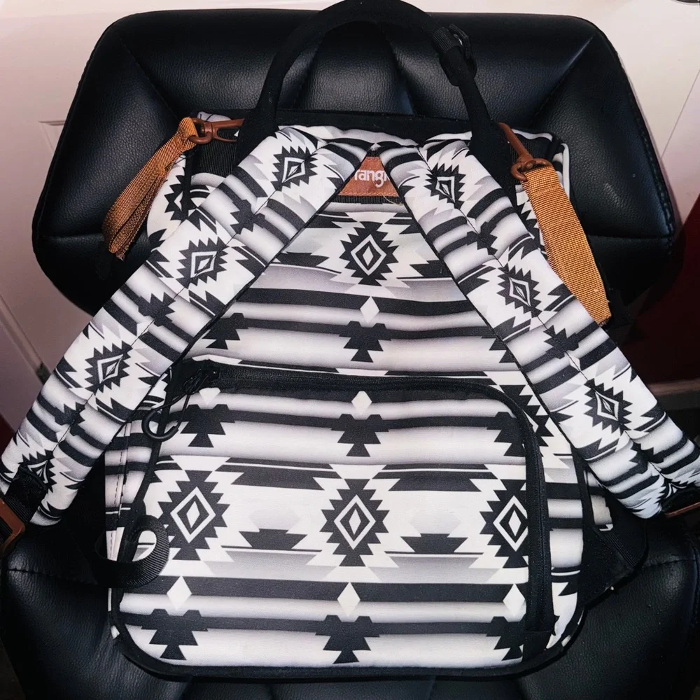 Wrangler Aztec Print Diaper Bag